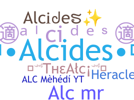 ニックネーム - Alcides