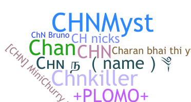 ニックネーム - chn