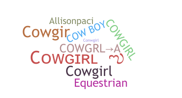 ニックネーム - cowgirl