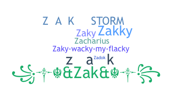 ニックネーム - ZAK