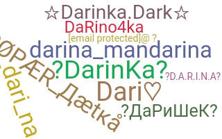ニックネーム - Darina