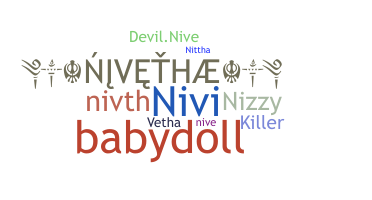 ニックネーム - Nivetha