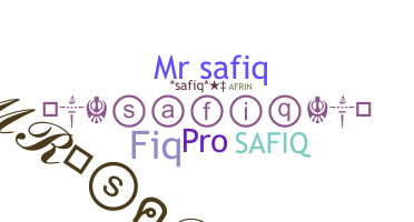 ニックネーム - Safiq