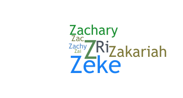 ニックネーム - Zachariah