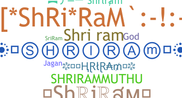 ニックネーム - Shriram