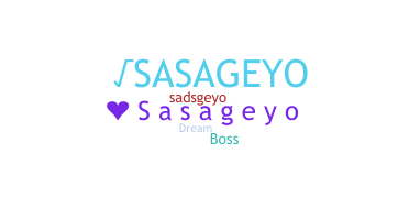 ニックネーム - Sasageyo