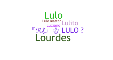 ニックネーム - lulo