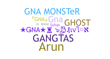 ニックネーム - GNA
