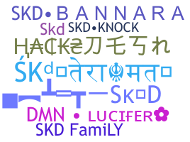 ニックネーム - skd