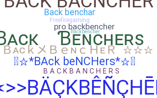 ニックネーム - Backbenchers