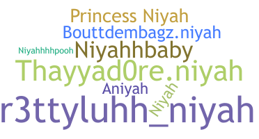 ニックネーム - niyah