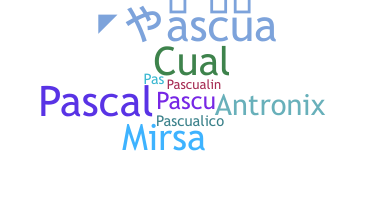 ニックネーム - Pascual