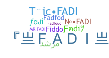 ニックネーム - Fadi