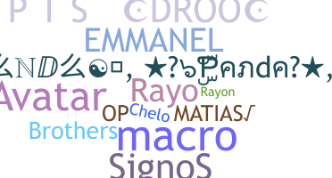 ニックネーム - Rayos
