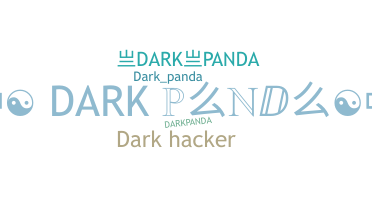 ニックネーム - darkpanda