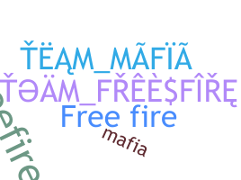 ニックネーム - TeamFreeFire