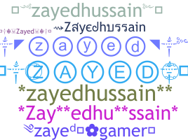ニックネーム - Zayedhussain
