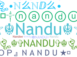 ニックネーム - Nandu