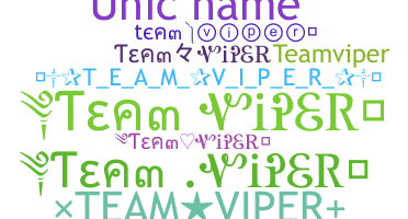 ニックネーム - teamviper
