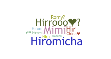 ニックネーム - hiromi