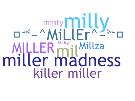 ニックネーム - Miller