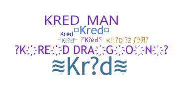 ニックネーム - kred