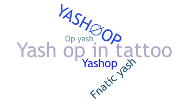 ニックネーム - YASHOP