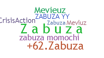 ニックネーム - zabuza