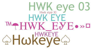 ニックネーム - Hwkeye