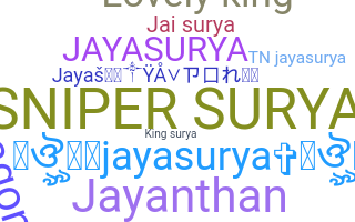 ニックネーム - Jayasurya