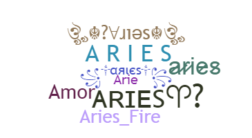 ニックネーム - Aries