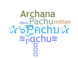 ニックネーム - pachu