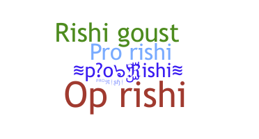 ニックネーム - proRishi