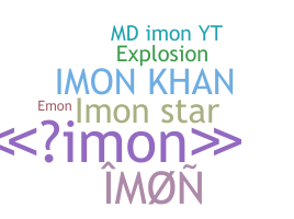 ニックネーム - Imon