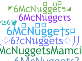 ニックネーム - 6McNuggets