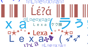 ニックネーム - lexa3sadist