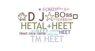 ニックネーム - Heet