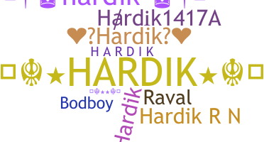 ニックネーム - hardik1417A