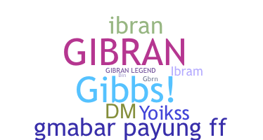 ニックネーム - Gibran