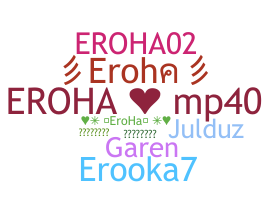 ニックネーム - Eroha