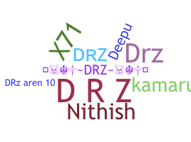 ニックネーム - DrZ