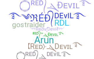 ニックネーム - reddevil