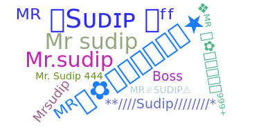 ニックネーム - MRSUDIP