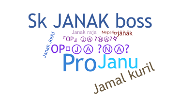ニックネーム - Janak