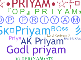 ニックネーム - Priyam