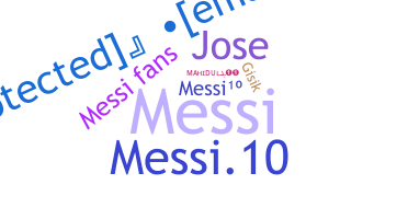 ニックネーム - Messi10