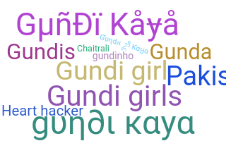 ニックネーム - Gundi
