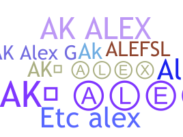 ニックネーム - Akalex