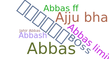 ニックネーム - AbbasBoss