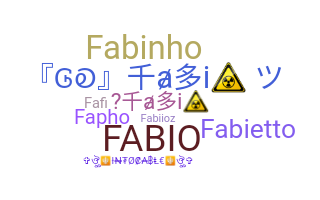 ニックネーム - Fabio